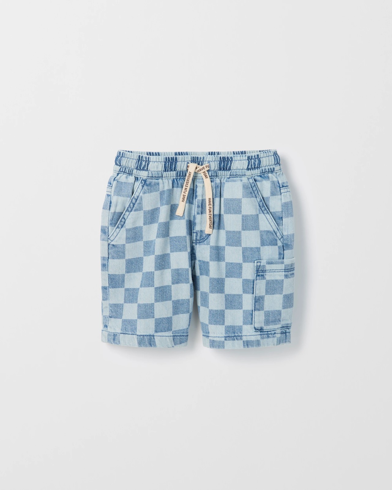 Pull On Denim Volley Shorts - Mid Wash 5 of 6