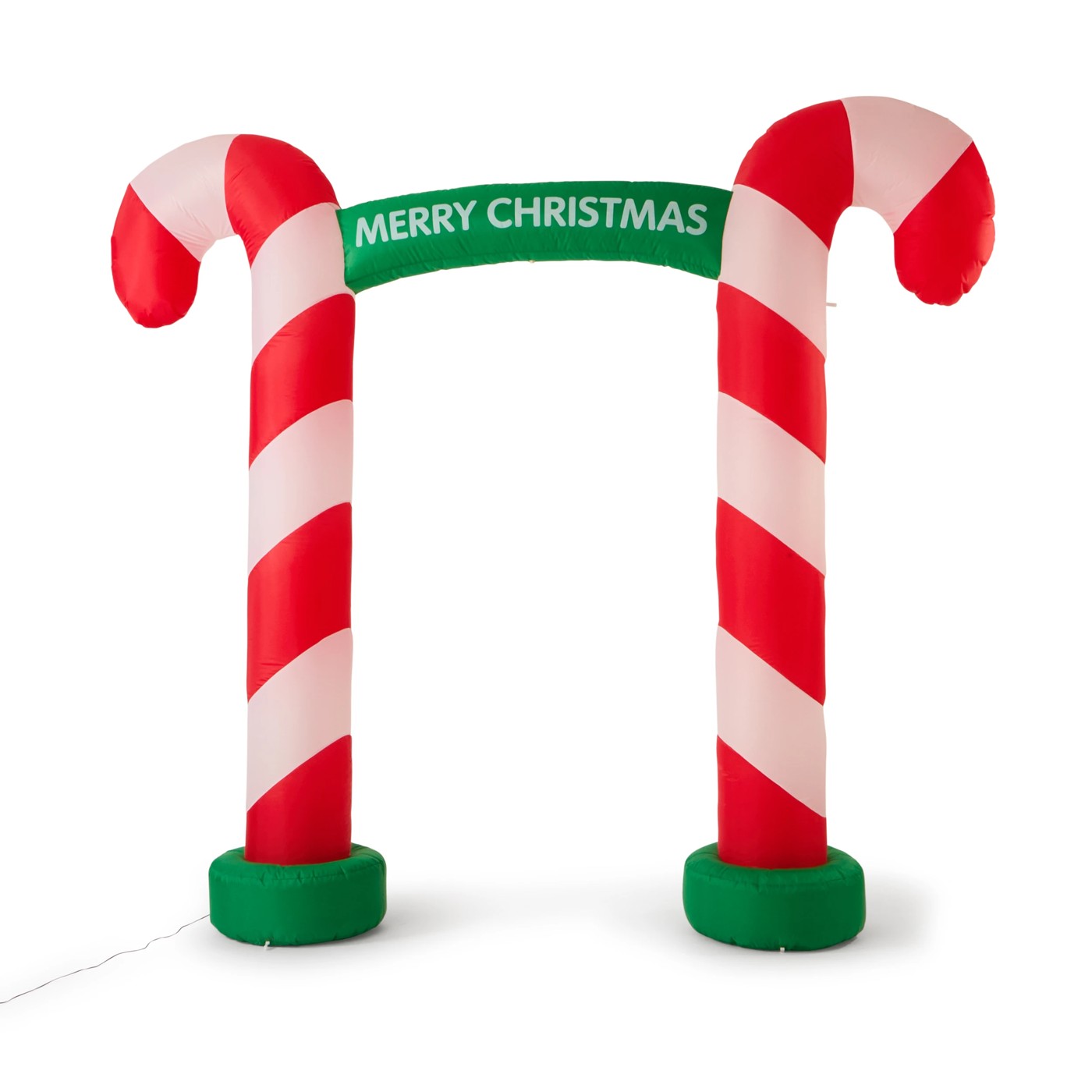 Anko Low Voltage LED Light Up Inflatable Candy Cane Arch 4 of 5