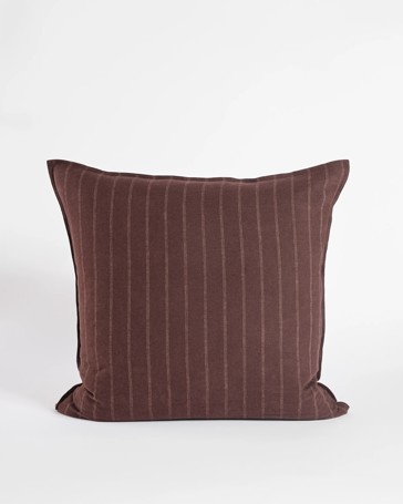 Adelle Stripe Linen/Cotton European Pillowcase