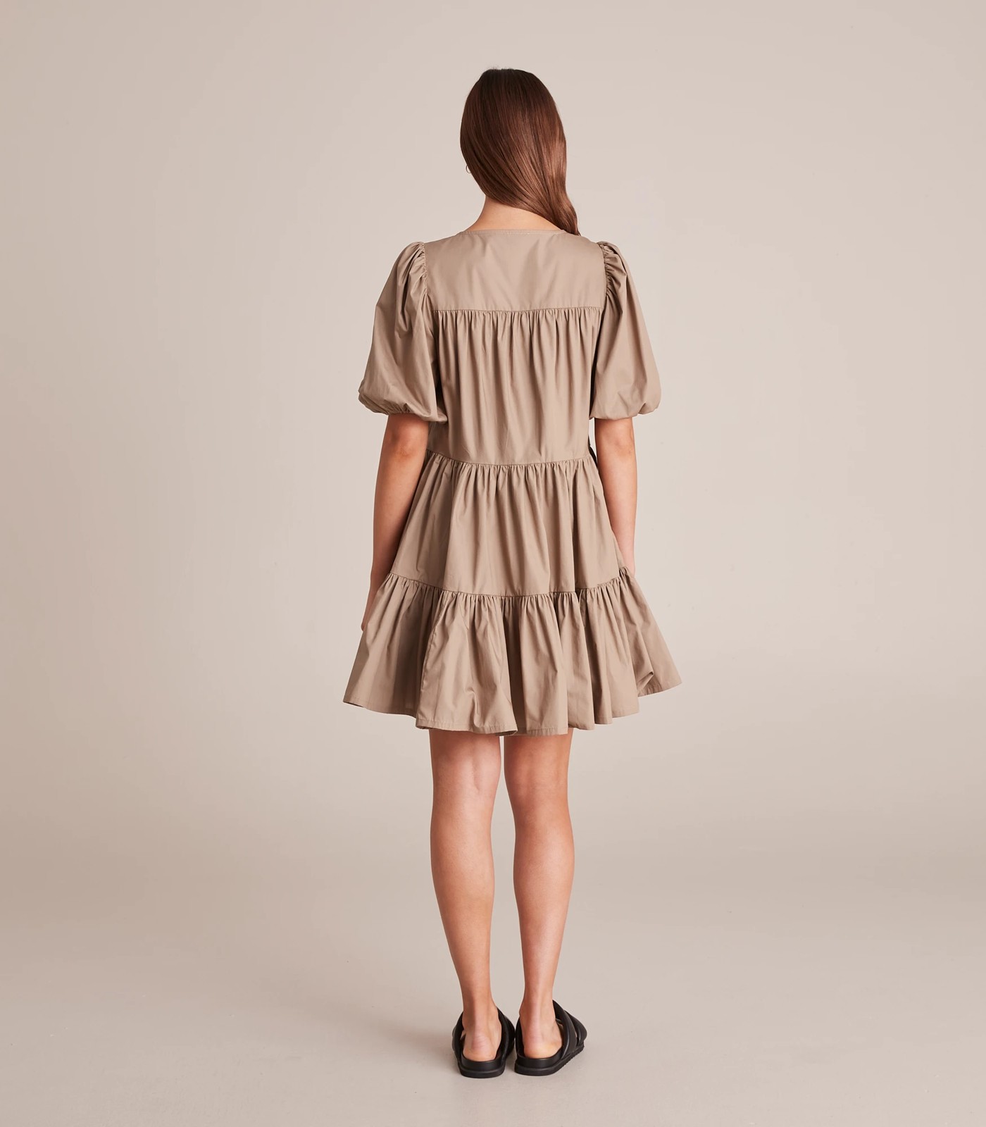 Lily Loves Puff Sleeve Smock Mini Dress 6 of 6