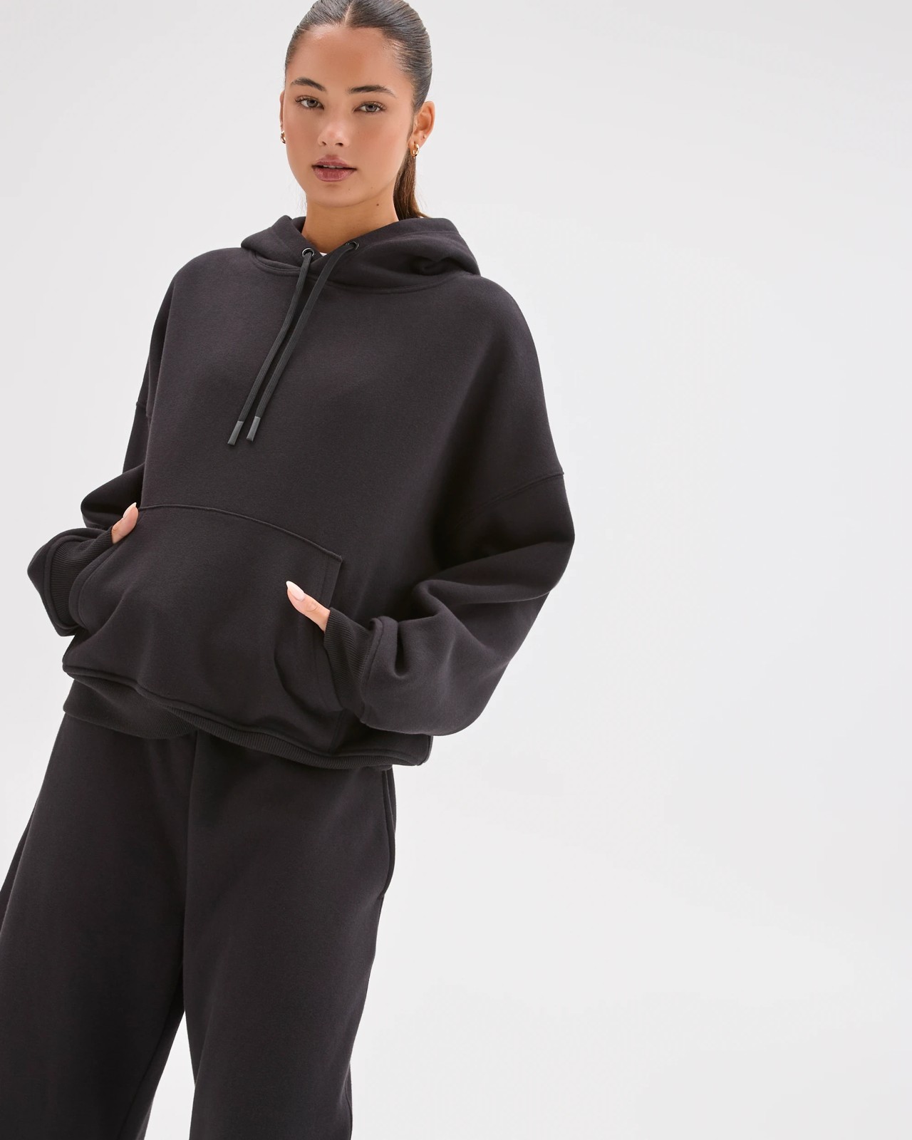 Lily Loves Australian Cotton Blend Hoodie - Black 3 of 5