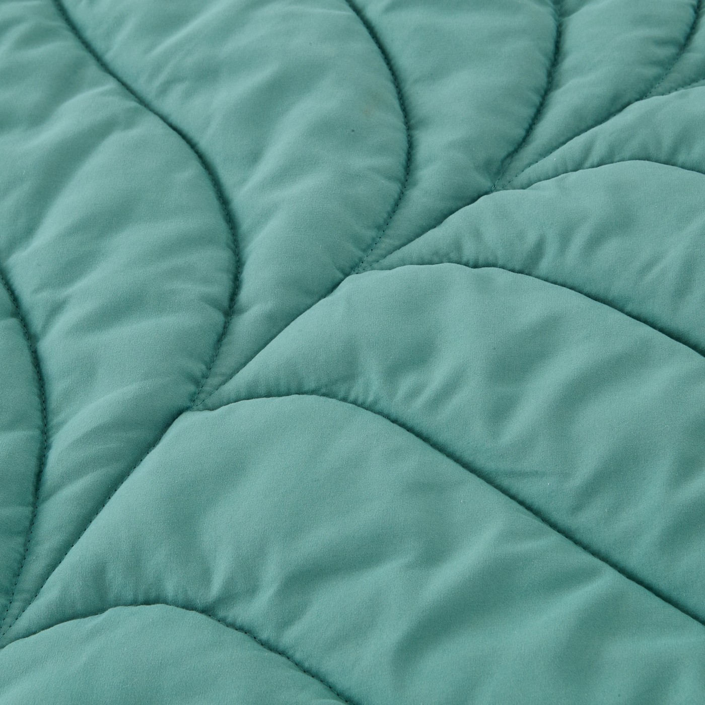 Anko Quilted Leaf Play and Floor Mat -  Green 4 of 5