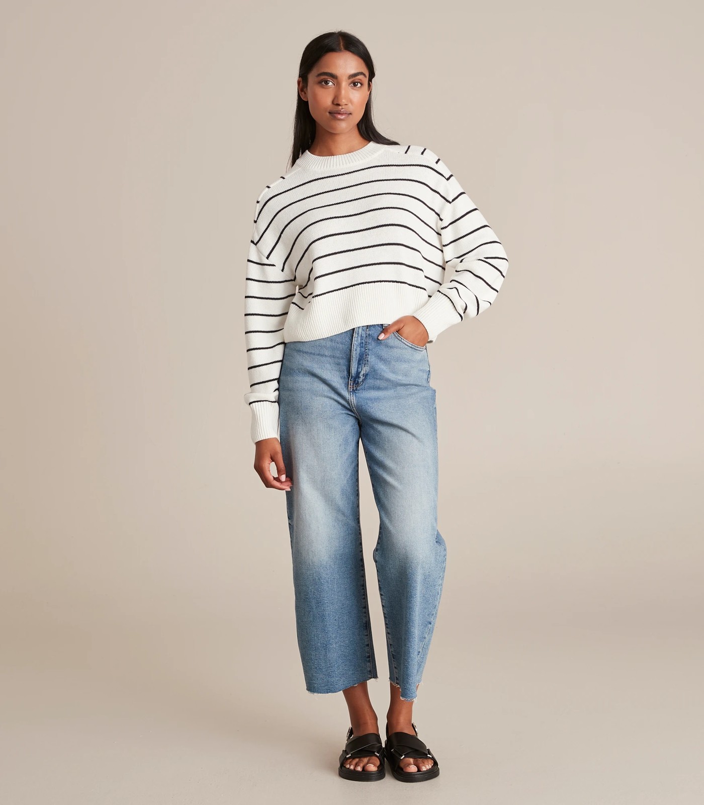 Australian Cotton Crop Raglan Knit Jumper | Target Australia