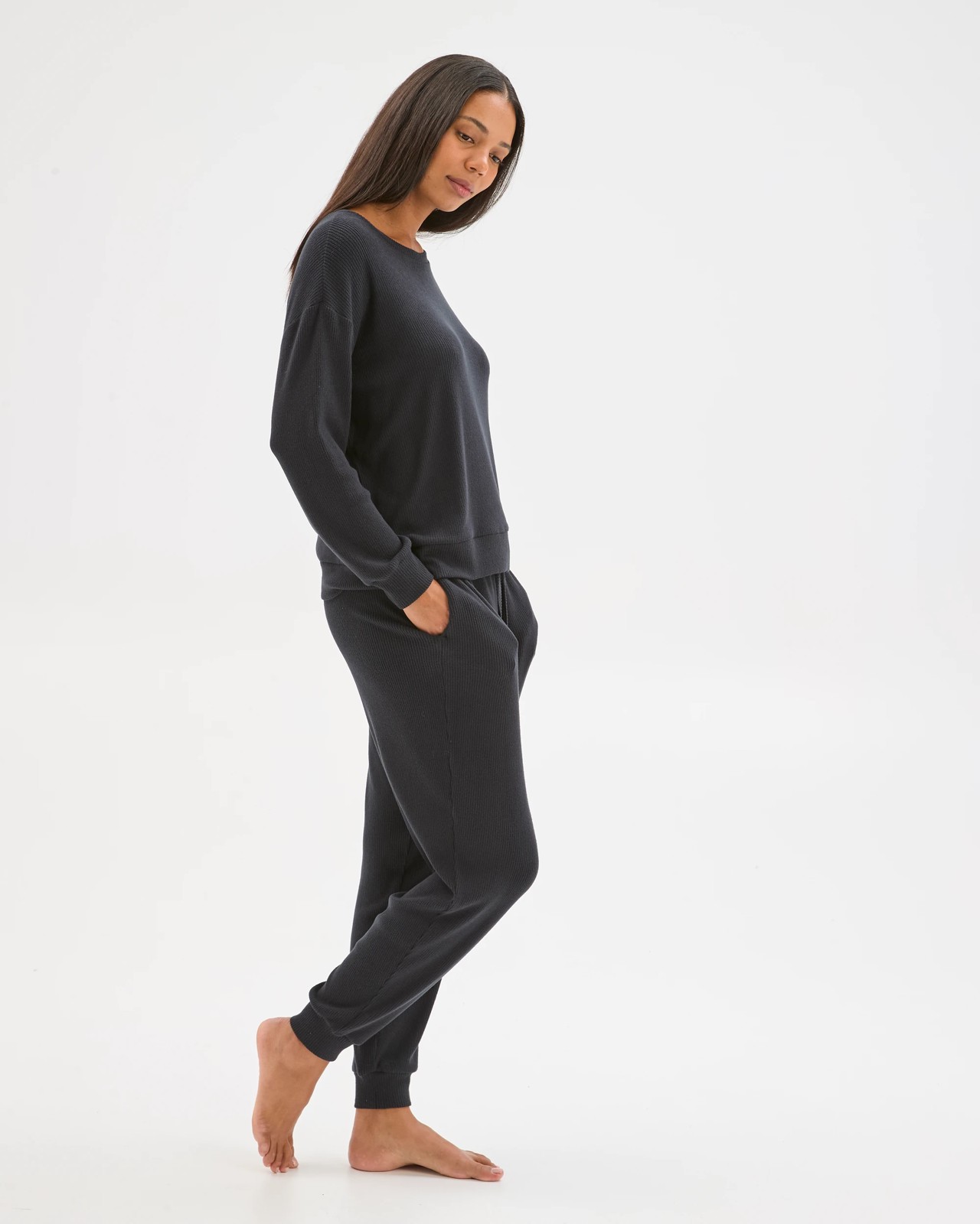 Cosy Rib Sleep Jogger Pants 4 of 6