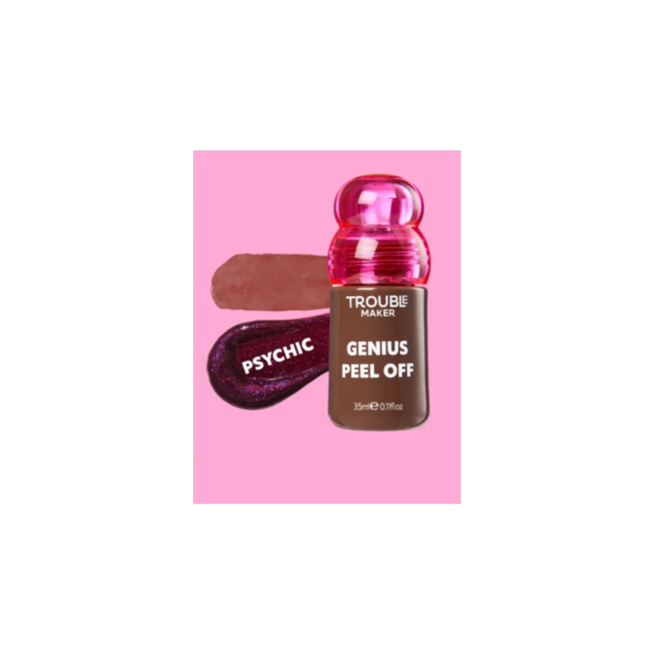 Trouble Maker Genius Peel-Off Lip Stain - Psychic Deep Nude 2 of 2