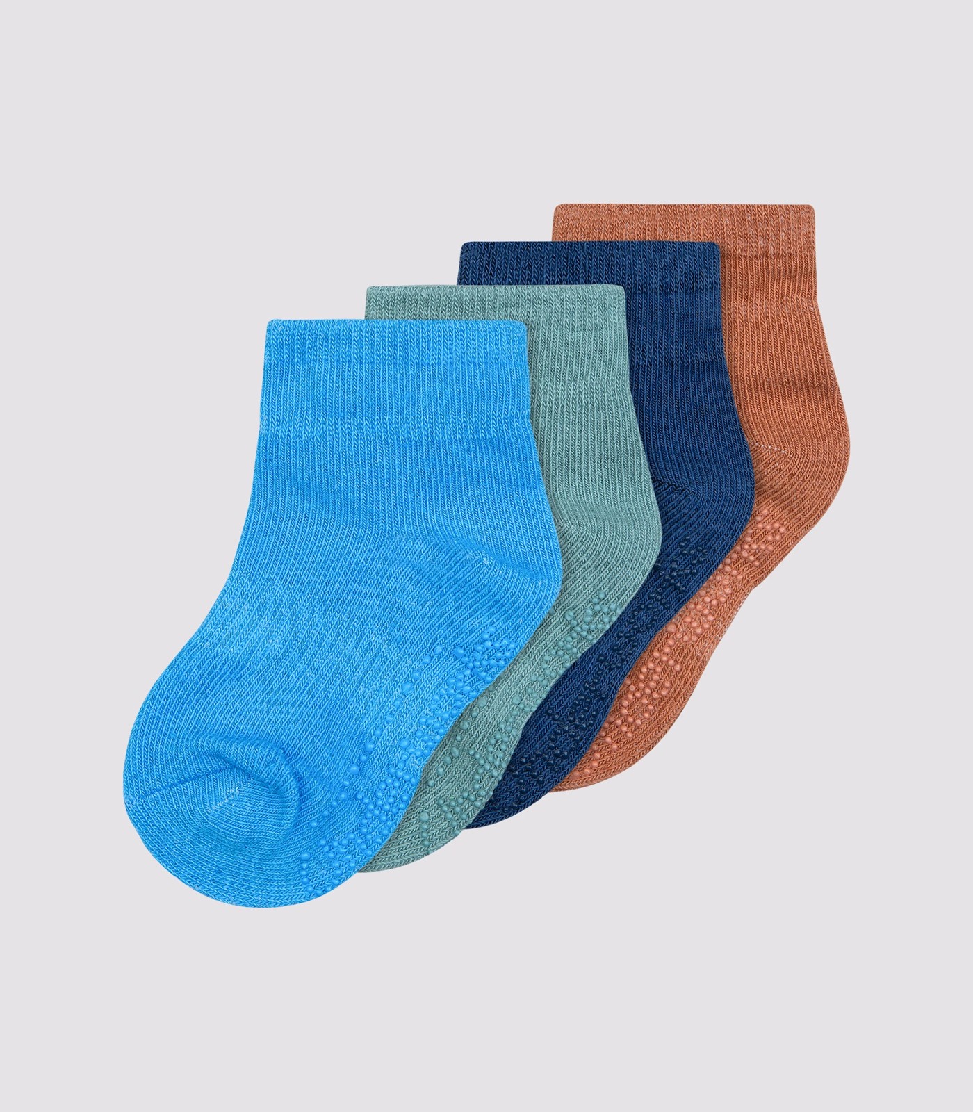 Underworks Baby Mid Crew Socks 4 Pack - Multi