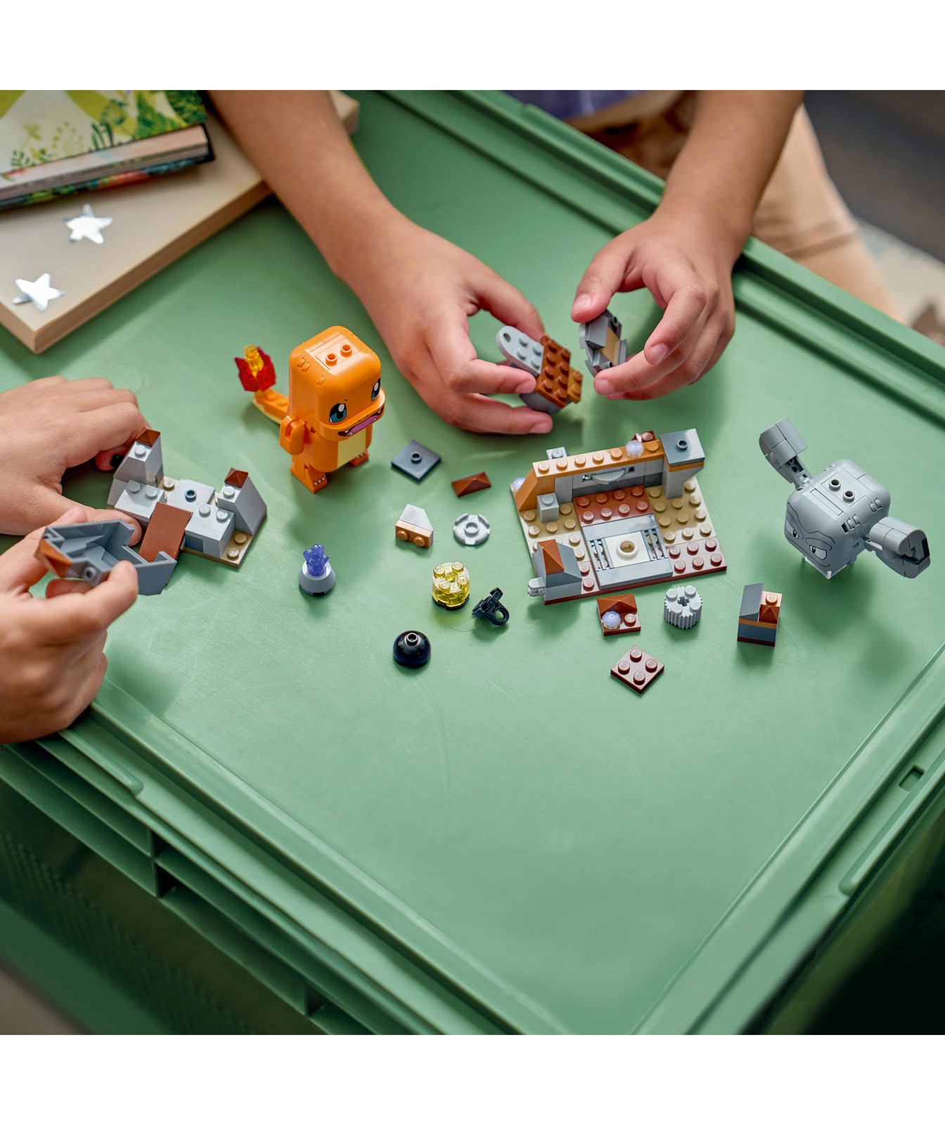 Pre-Order LEGO® Pokemon SMART Play: Charmander and Geodude's Cavern Clash 72157 3 of 6