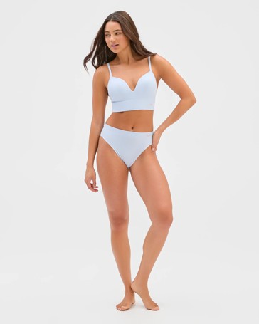 Lily Loves Ribbed Seamfree High Waist Bikini Briefs