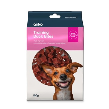 Pet Treat Duck Training Bites - Anko