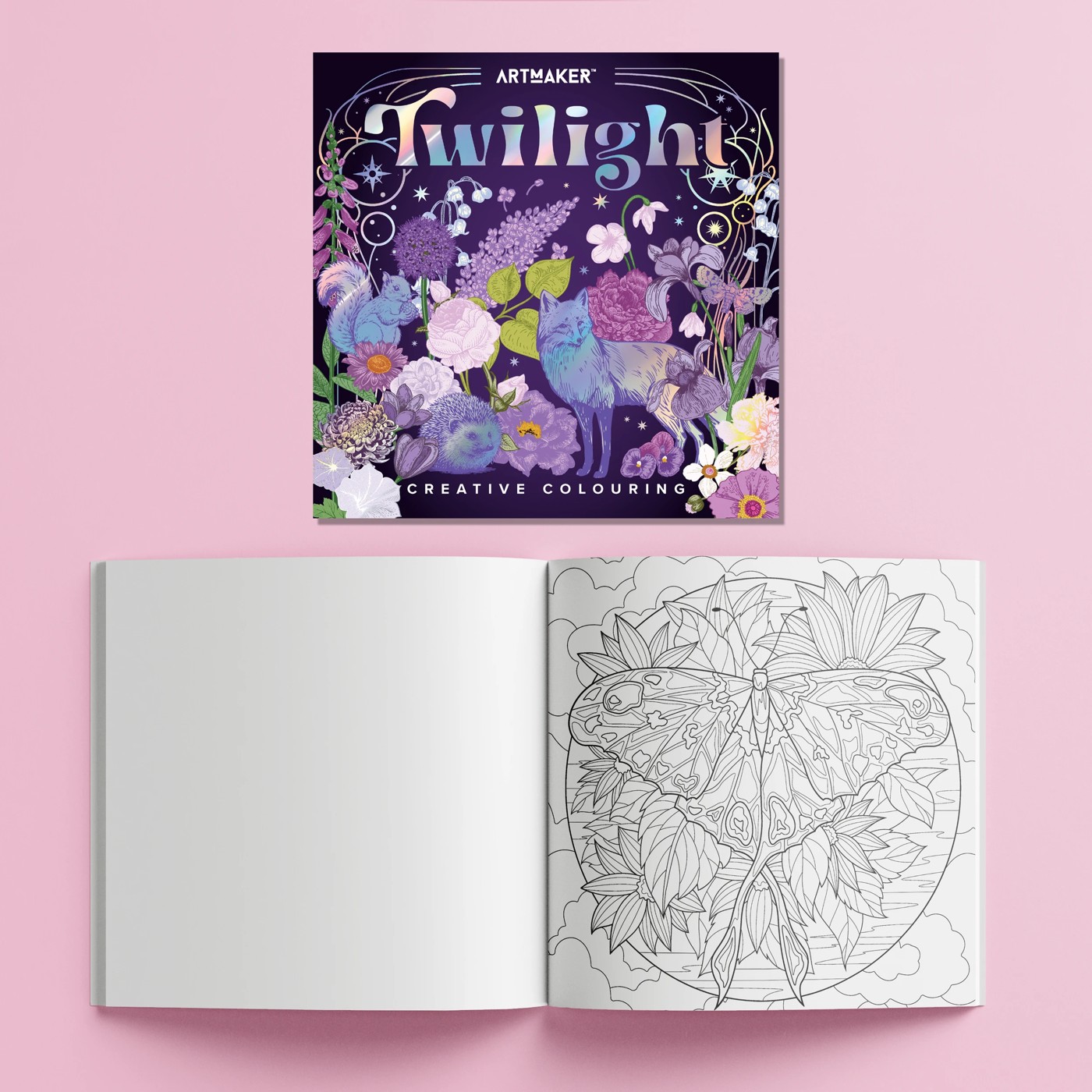 Art Maker Ultimate Twilight Blooms Colouring Case - Book 4 of 6