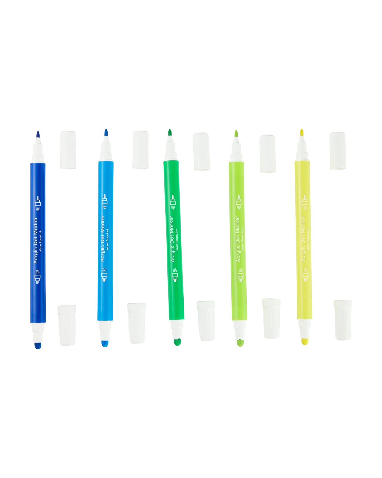 Anko 10 Pack Dual-Tip Acrylic Dot Markers - Bright 3 of 6