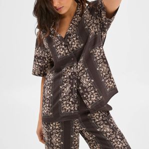 Short Sleeve Printed Shirt - Lily Loves