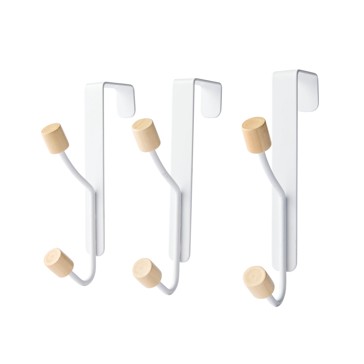 3 Pack Over The Door Hooks - Anko