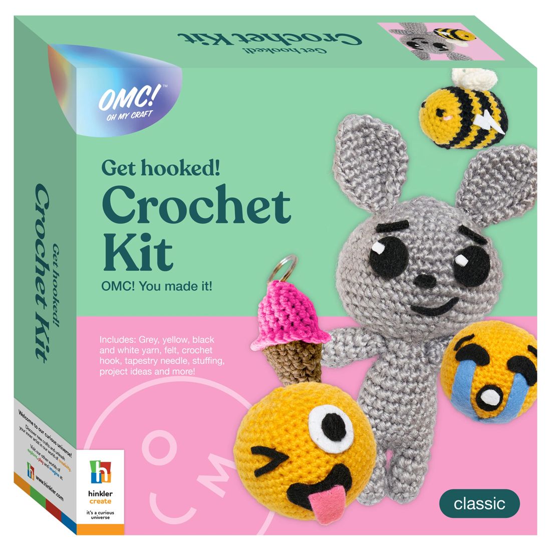 Oh My Craft! Get Hooked! Crochet Kit Target Australia