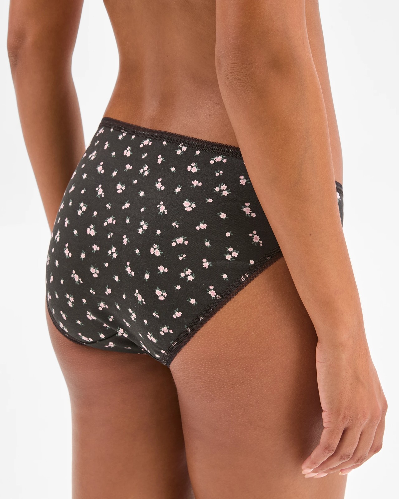 Cotton/Elastane 5 Pack Bikini Briefs - Micro Floral & Bow 4 of 5