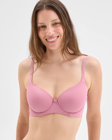 Underwire Lace Edge T-Shirt Bra