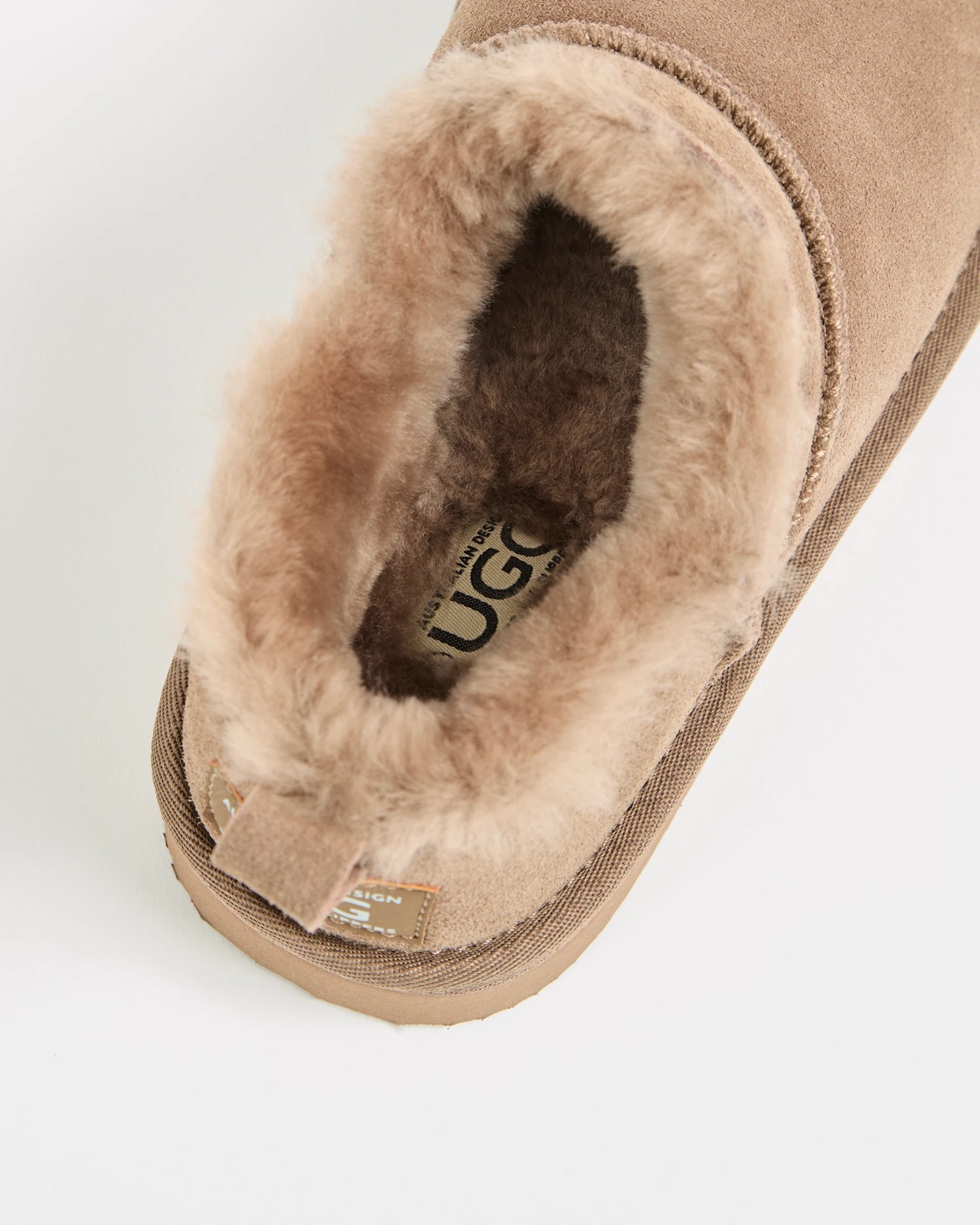Australian Design Genuine Suede Leather Jessie Low Boots - Mocha 3 of 3