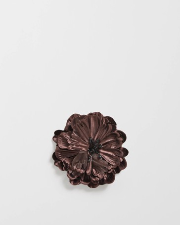 Faux Silk Flower Hair Clip