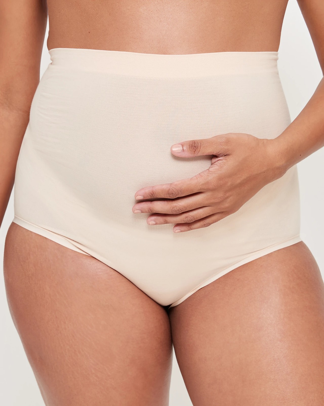 Maternity Seamfree Over The Belly Briefs - Natural