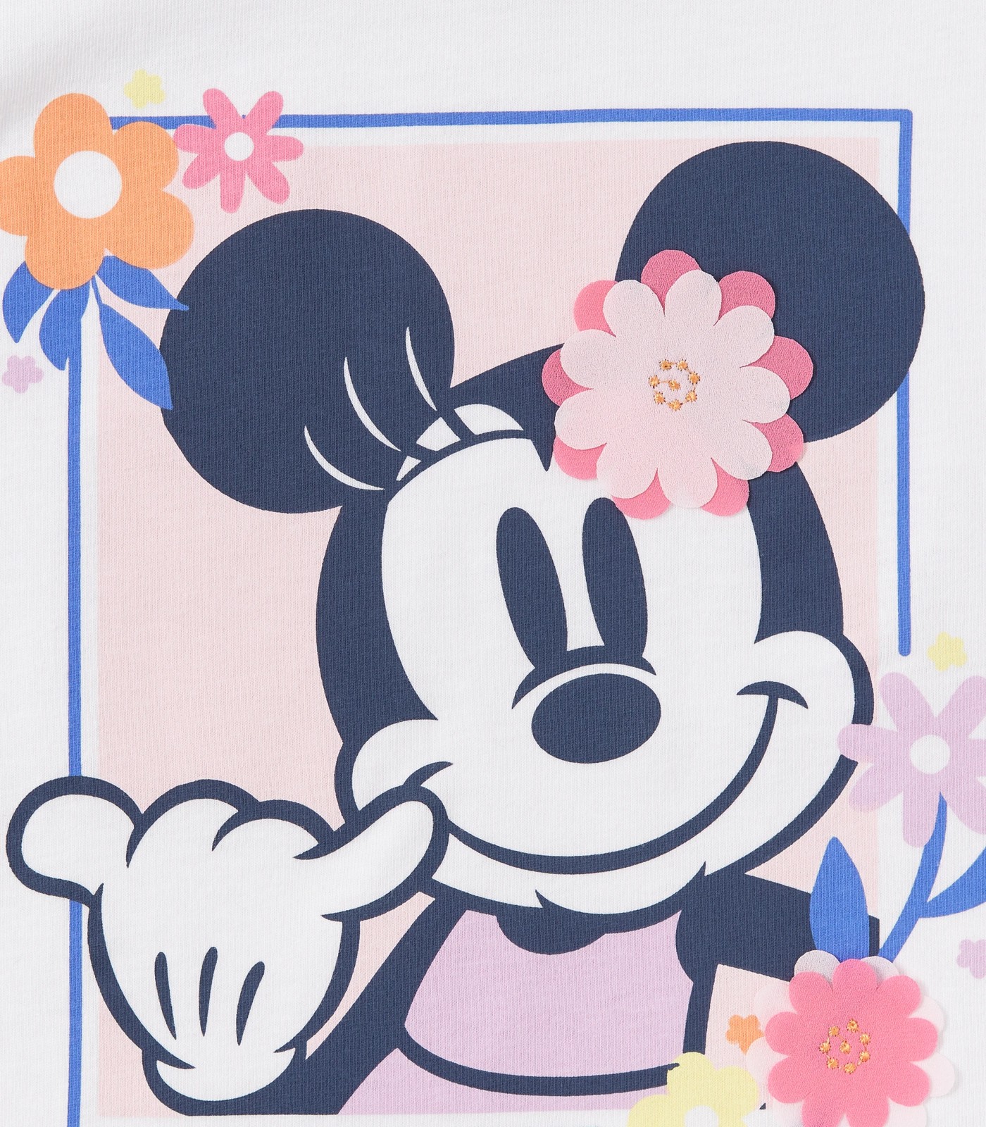 Disney Minnie Mouse 3D Floral T-shirt 4 of 6