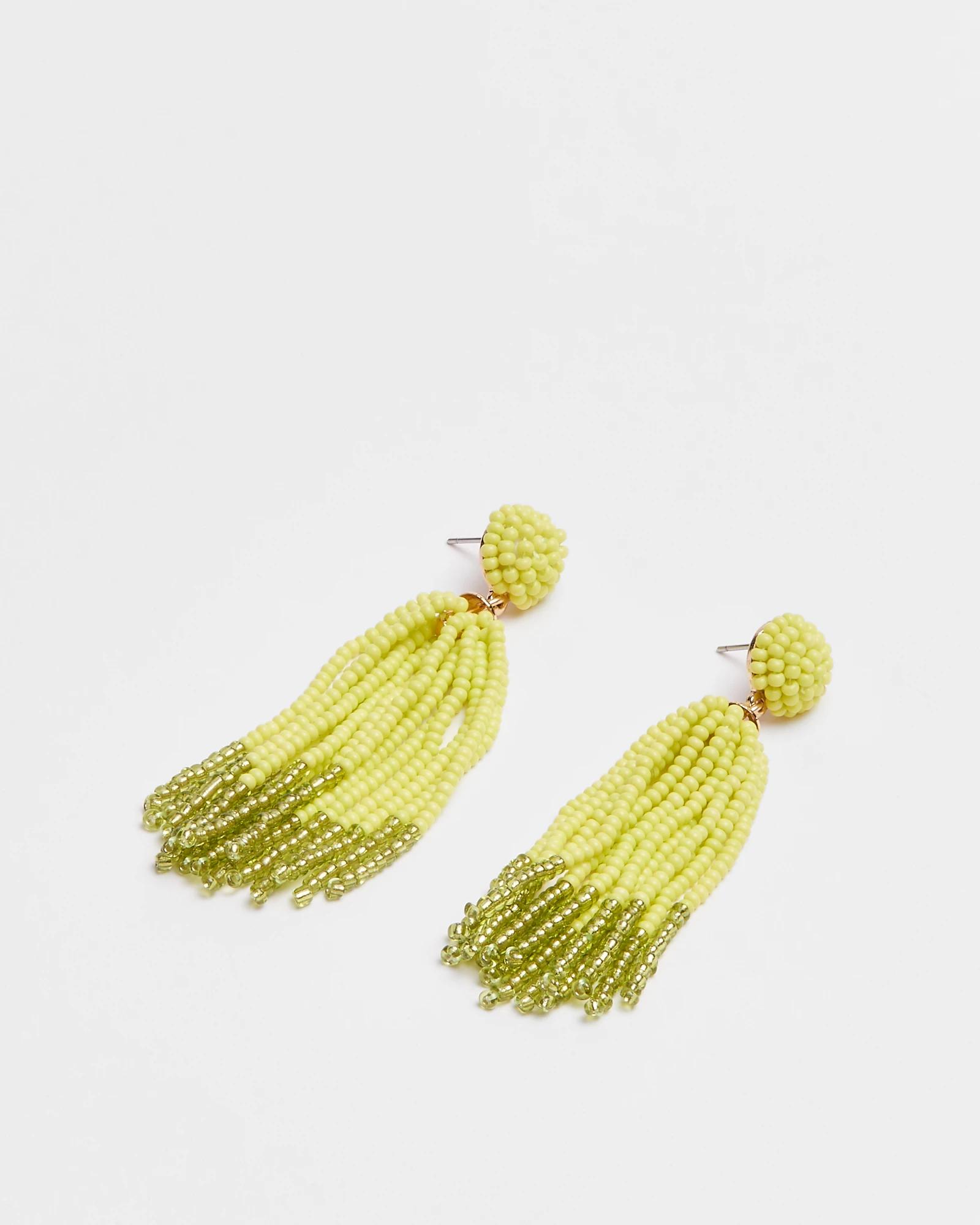 Gold tassel deals earrings target