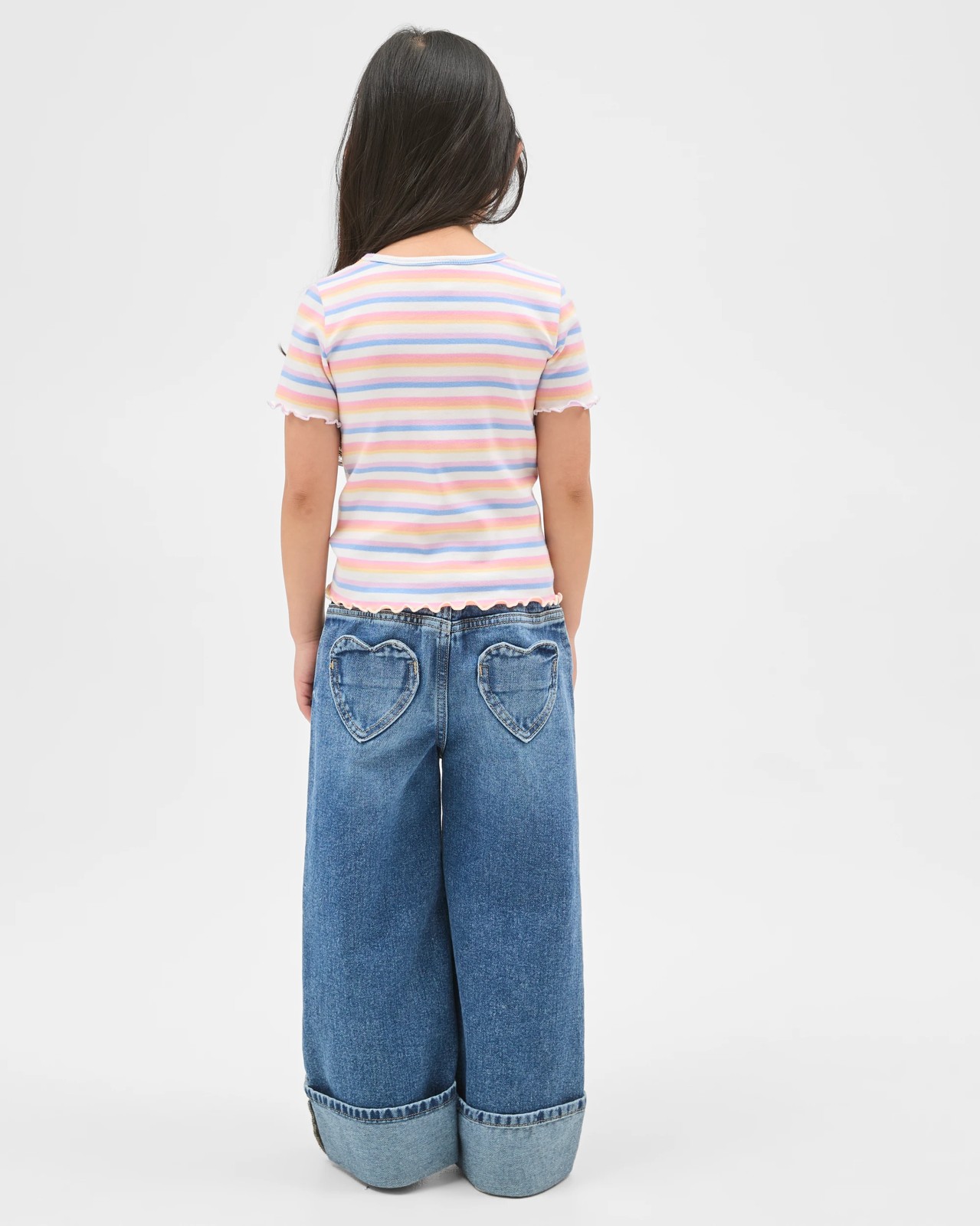 Australian Cotton Essential T-Shirt - Multi Stripe 4 of 6