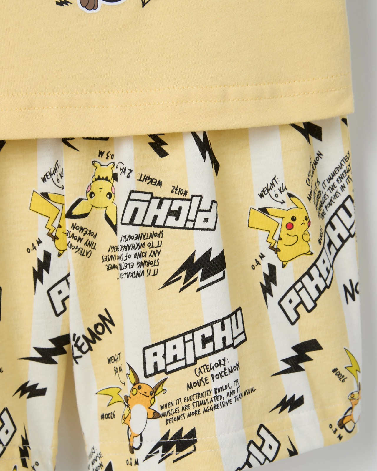 Pokemon Australian Cotton Younger Boys Elevated Raglan Knit Pyjama Set 3 of 4