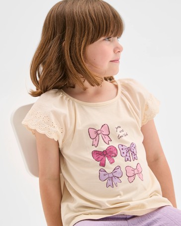 Australian Cotton Broderie T-Shirt