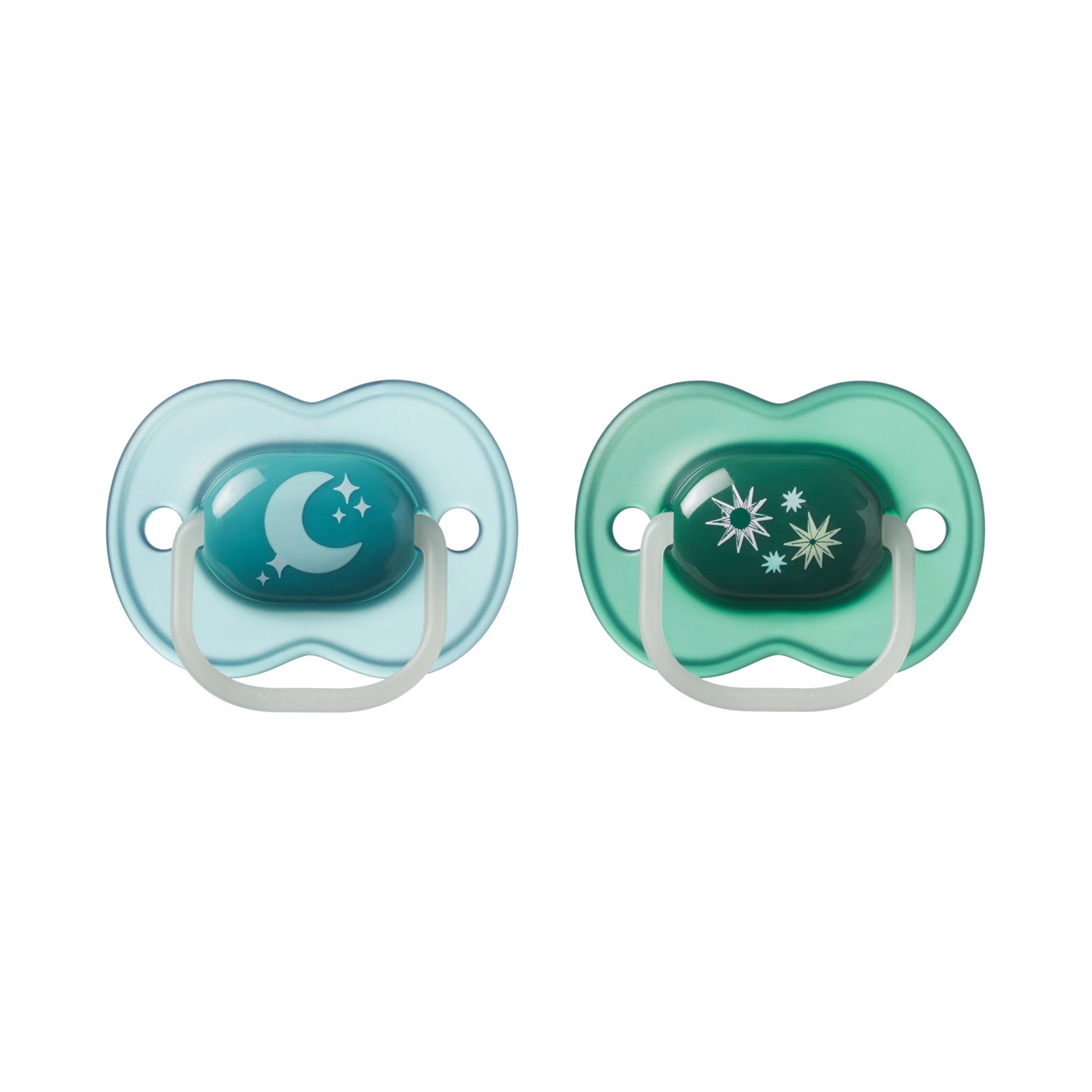 2 Pack Tommee Tippee Everyday Favourites Glow in the Dark Soother 2 of 2