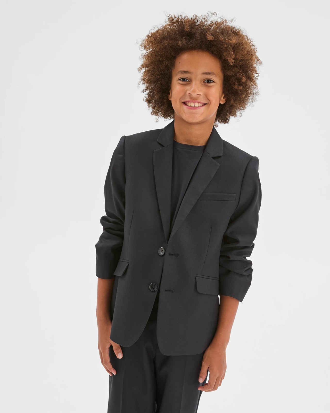 Long Sleeve Suiting Jacket - Black 3 of 6