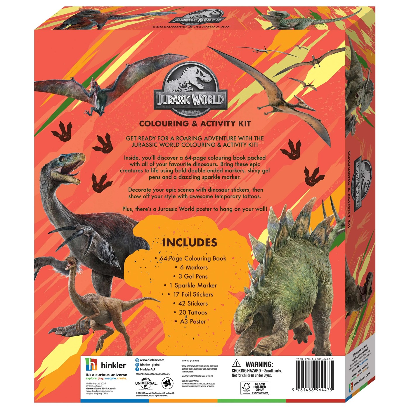 Kaleidoscope: Jurassic World Colouring and Activity Kit - Book 2 of 6