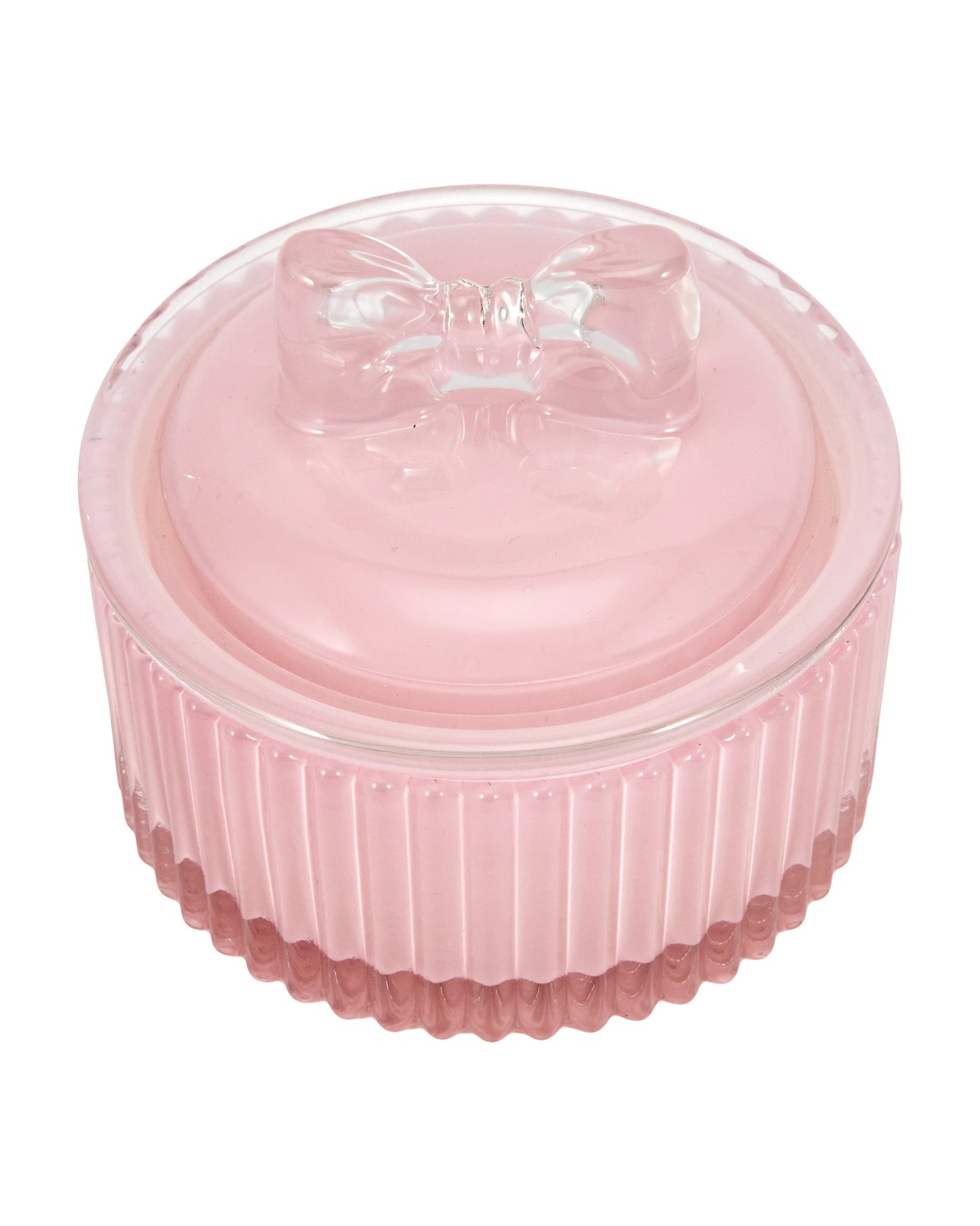 Anko Pink Bow Lid Glass Candle 3 of 6