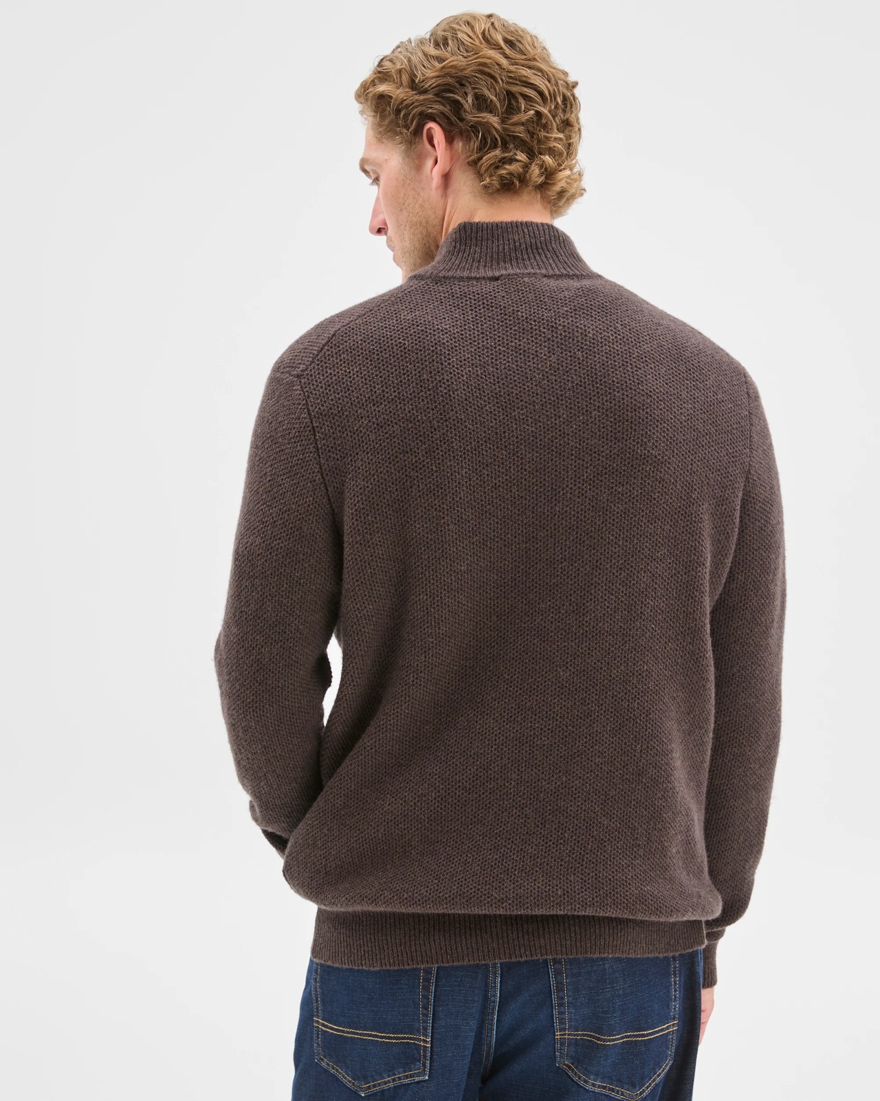 Lambswool 1/2 Zip Knit Jumper 5 of 6