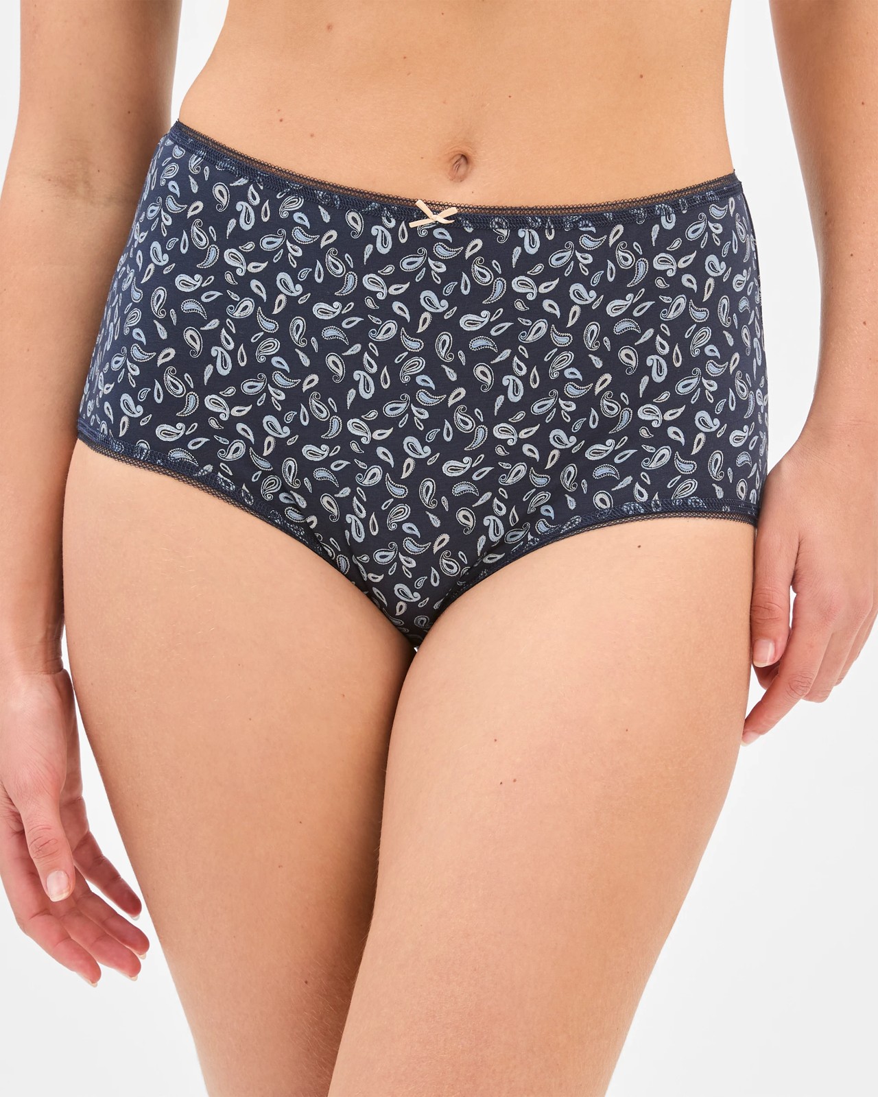 Australian Cotton 5 Pack Full Briefs - Paisley & Animal 2 of 5
