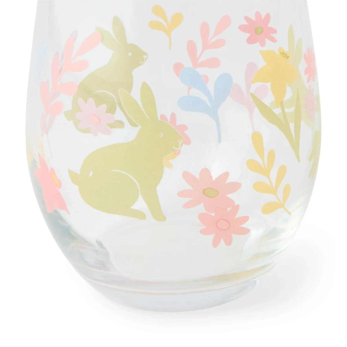 Anko 6 Bunny and Flower Glasses 3 of 6