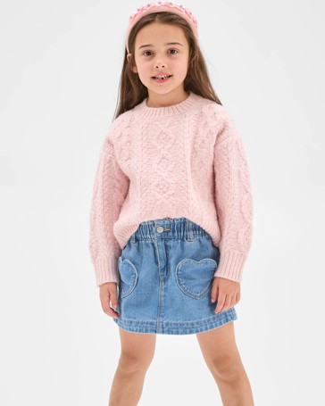 Denim Skort