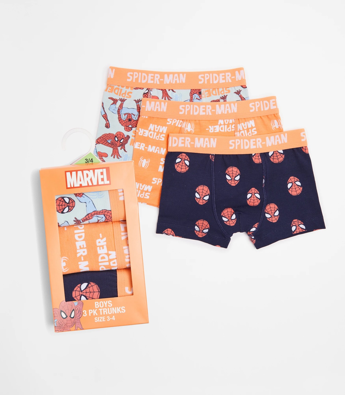 Shop Spider-Man Assorted Briefs with Elasticised Waistband - Set of 3  Online