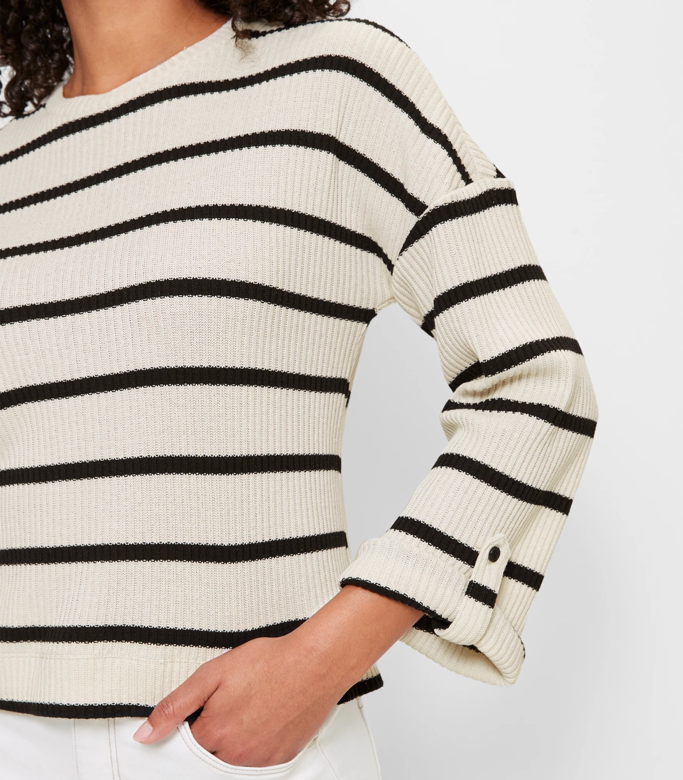 Long Sleeve Cropped Knit Jumper 5 of 5