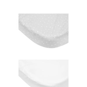 Anko 2 Pack Organic Cotton Fitted Bassinet Sheets thumbnail 2