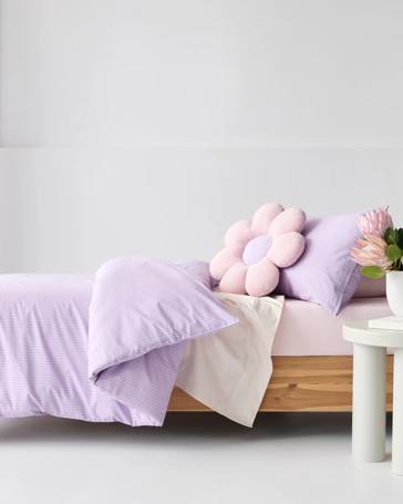 Cooper Stripe Australian Cotton Kids Quilt Cover Set