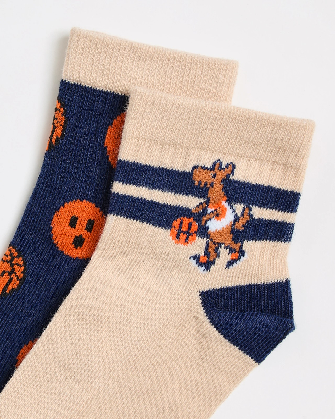 Maxx 2 Pack Kids Casual Quarter Crew Socks 2 of 3