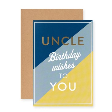 Connections from Hallmark Birthday Card - Uncle, Birthday Wishes to You
