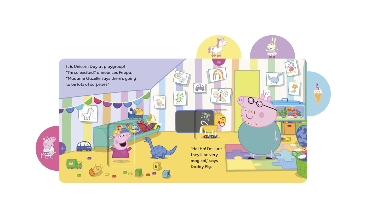 Peppa Pig: Unicorn Friends - A-Pull-the-Tab Book 2 of 3