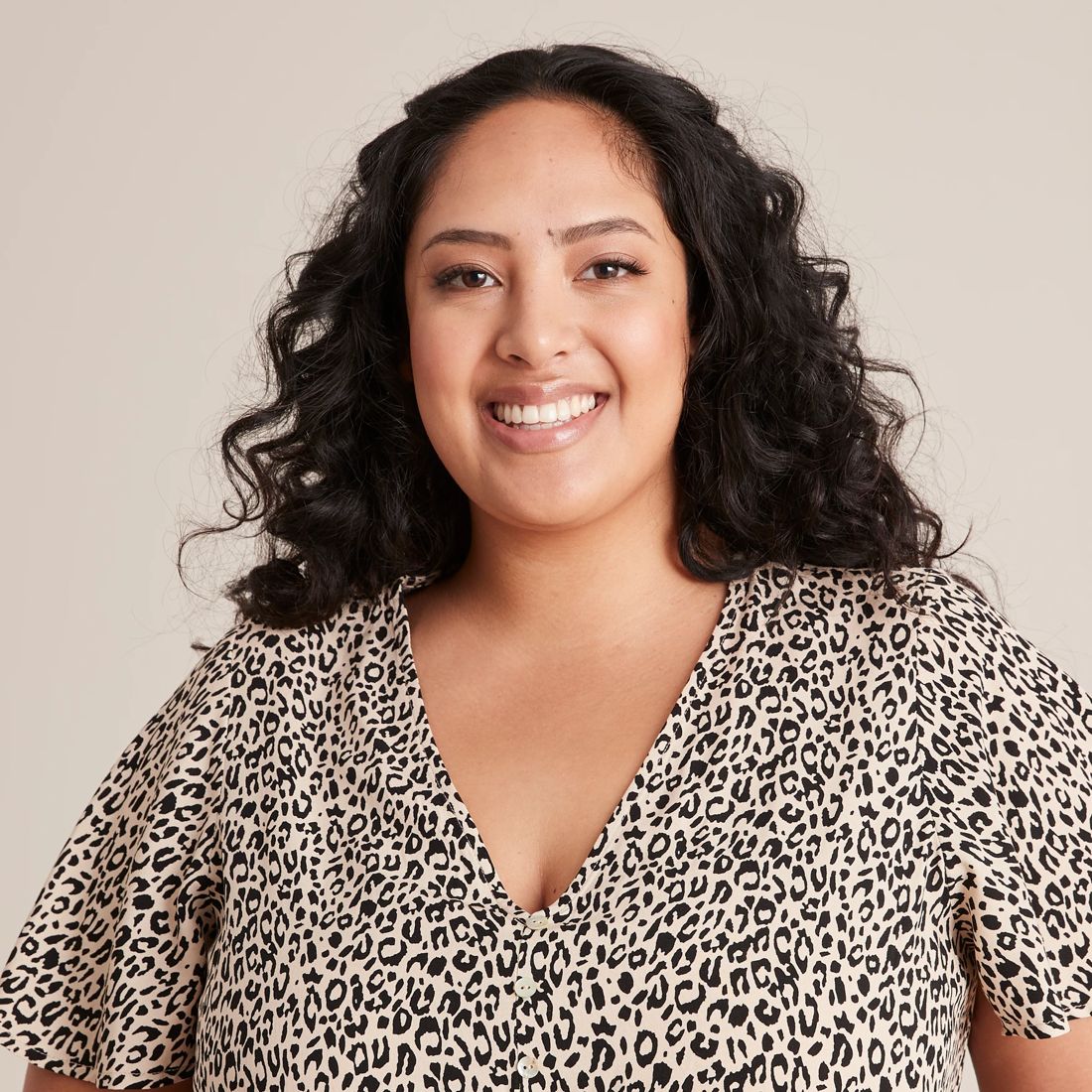 Curve Flutter Sleeve Mini Dress Target Australia