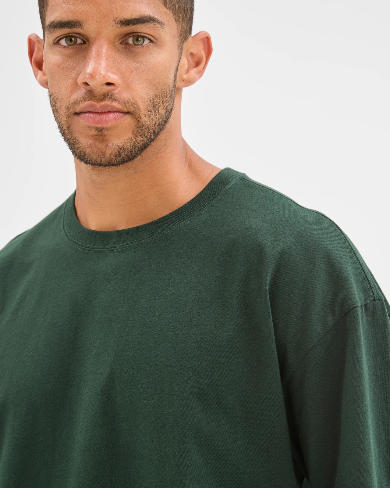 Australian Cotton Oversized T-Shirt - Winter Green 5 of 6