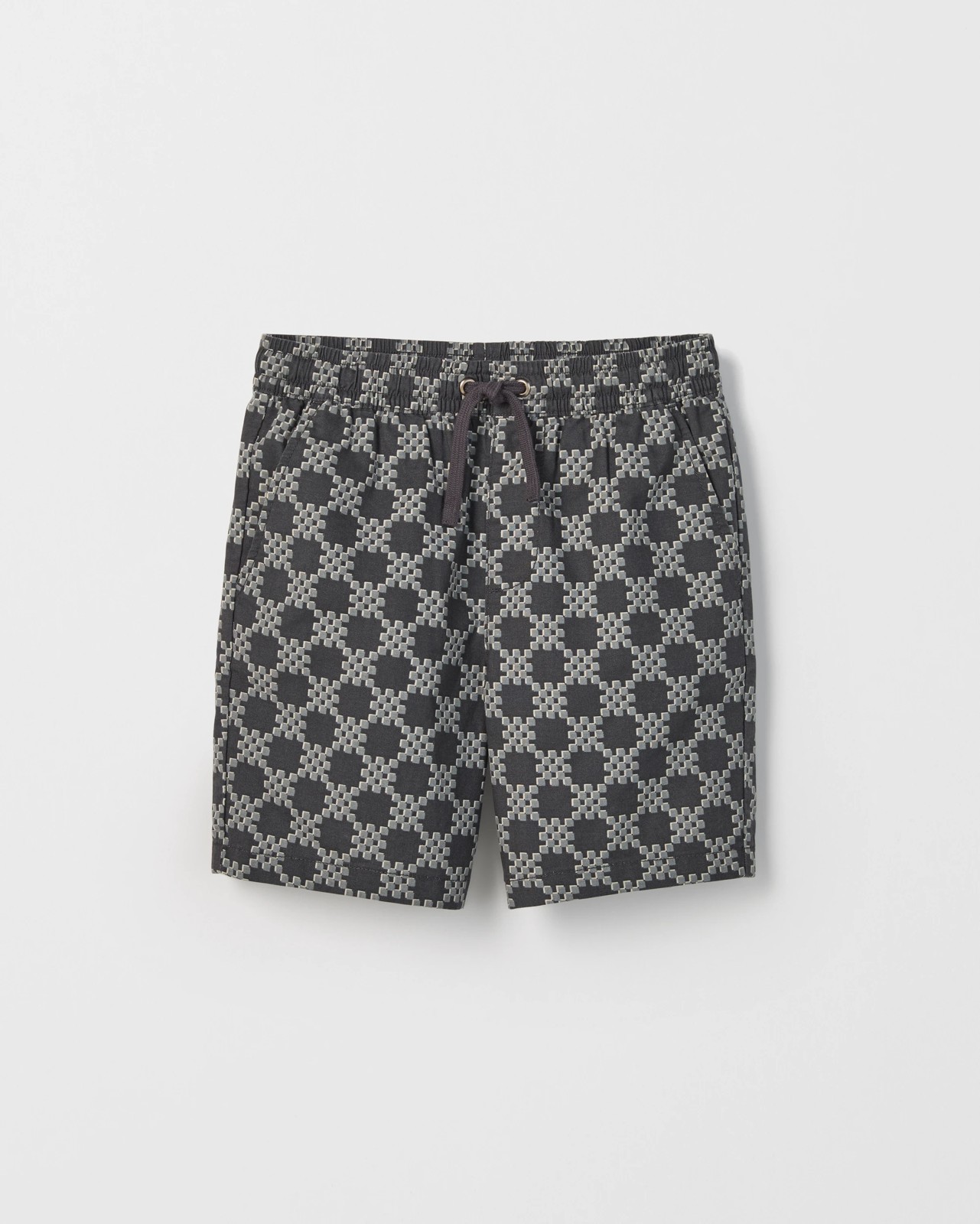 Australian Cotton Printed Shorts - Black 6 of 6