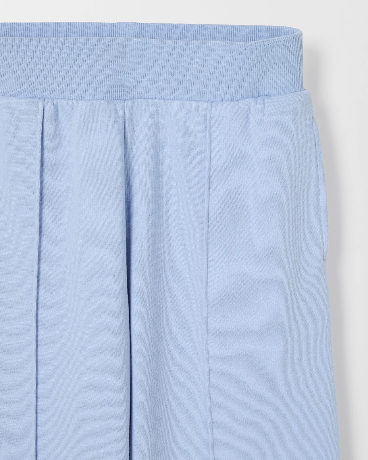 Australian Cotton Blend Core Wide Leg Trackpants - Blue 2 of 2