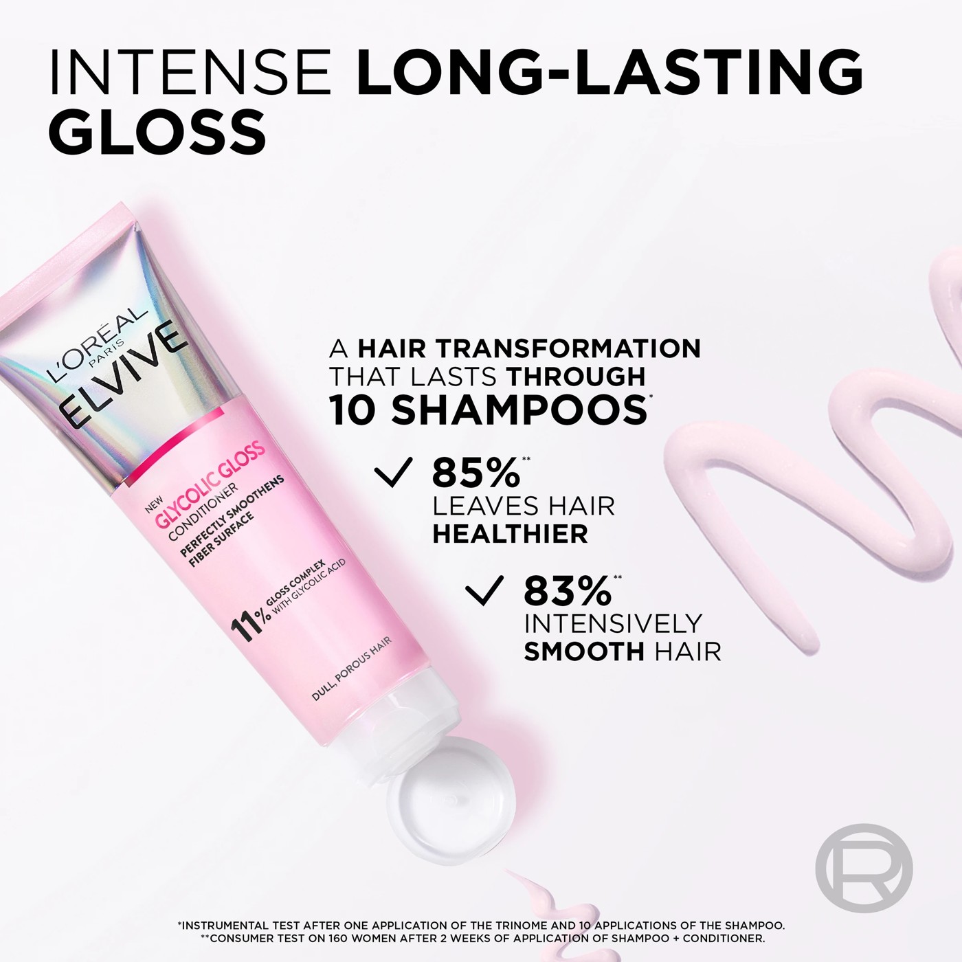 L'Oreal Paris Elvive Glycolic Gloss Conditioner 150ml - Glycolic Acid 6 of 6
