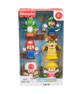 Fisher-Price Little People My Mario Figure 6-Pack Toy Set