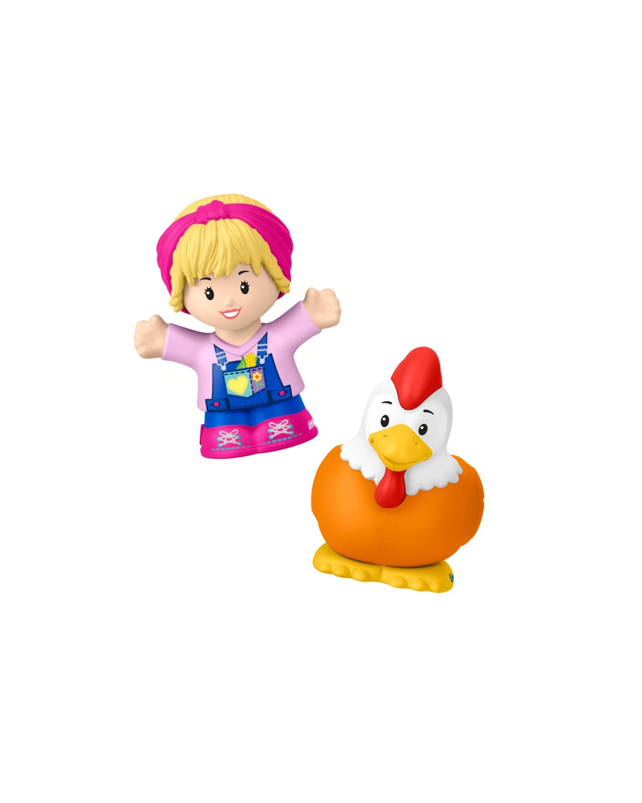 Fisher-Price Little People Barbie Tractor Musical Farm Truck 3 of 4